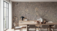 Organic Cork Grain Flow Wall Mural