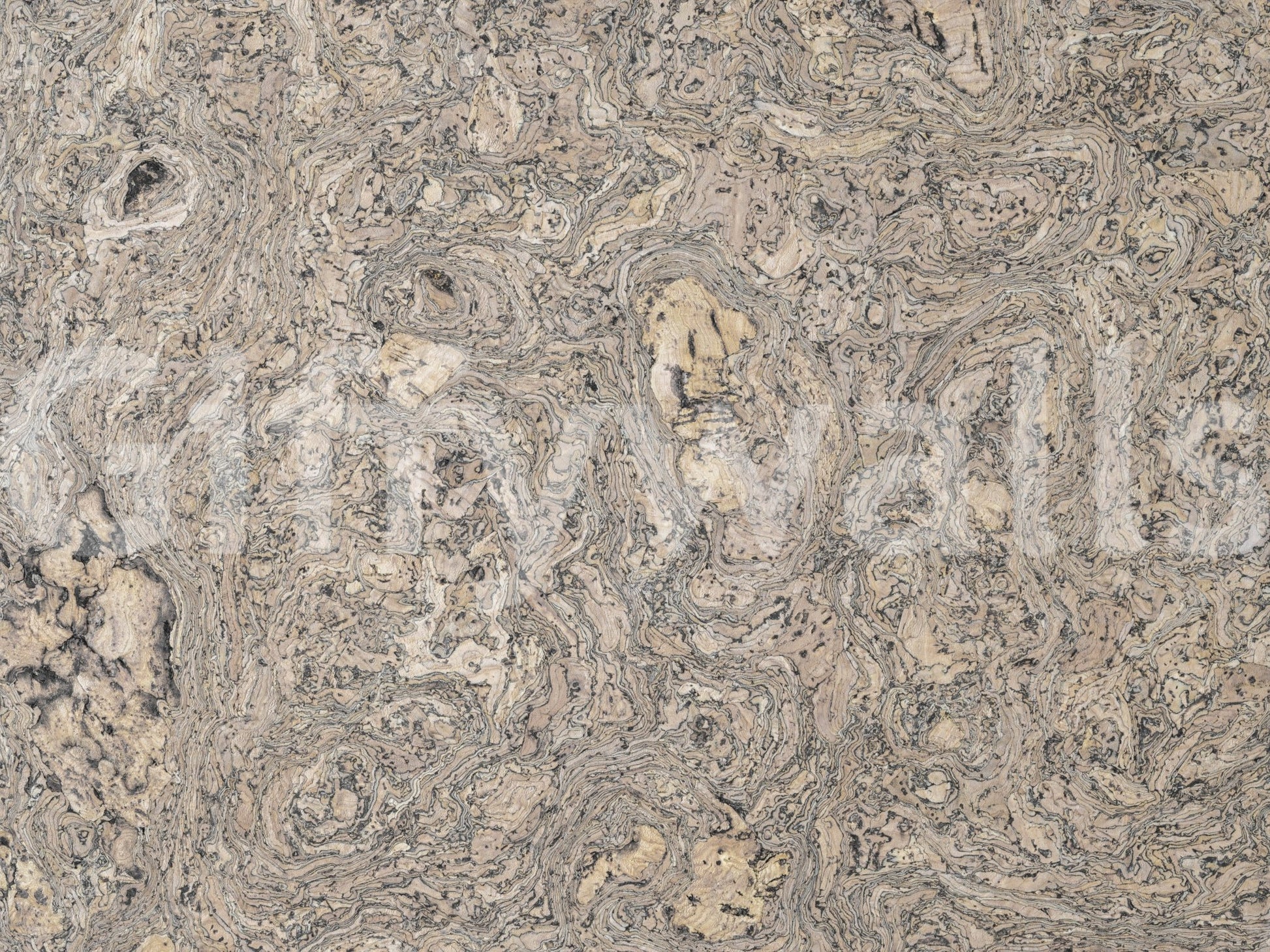 Organic Cork Grain Flow Wall Mural