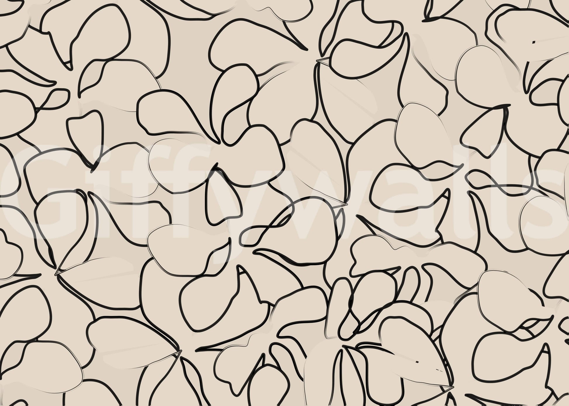 A high-quality abstract print wall mural for walls.