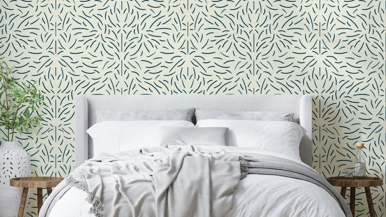 Organic Flow Wallpaper with natural wave patterns

