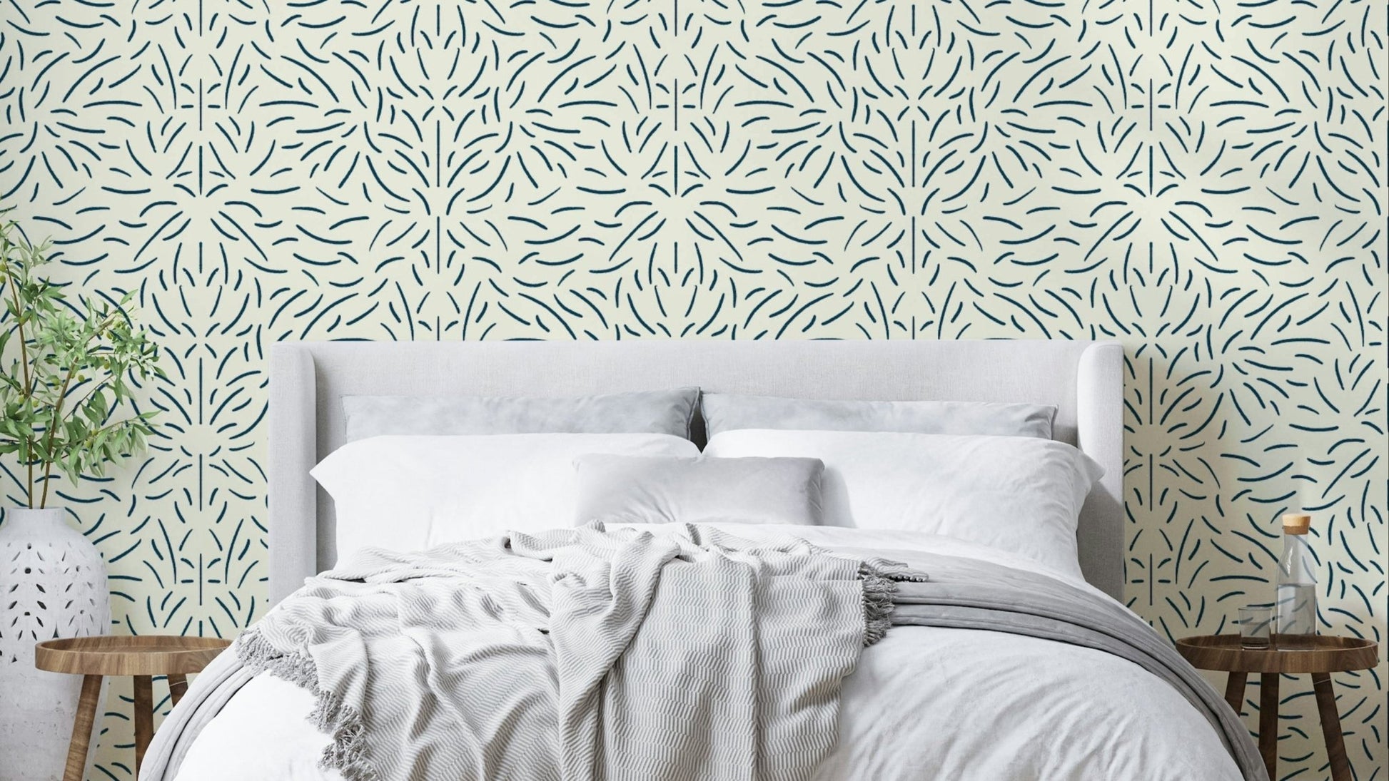 Organic Flow Wallpaper with natural wave patterns

