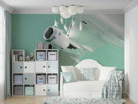 A contemplative unique view wallpaper mural for a feature wall.

