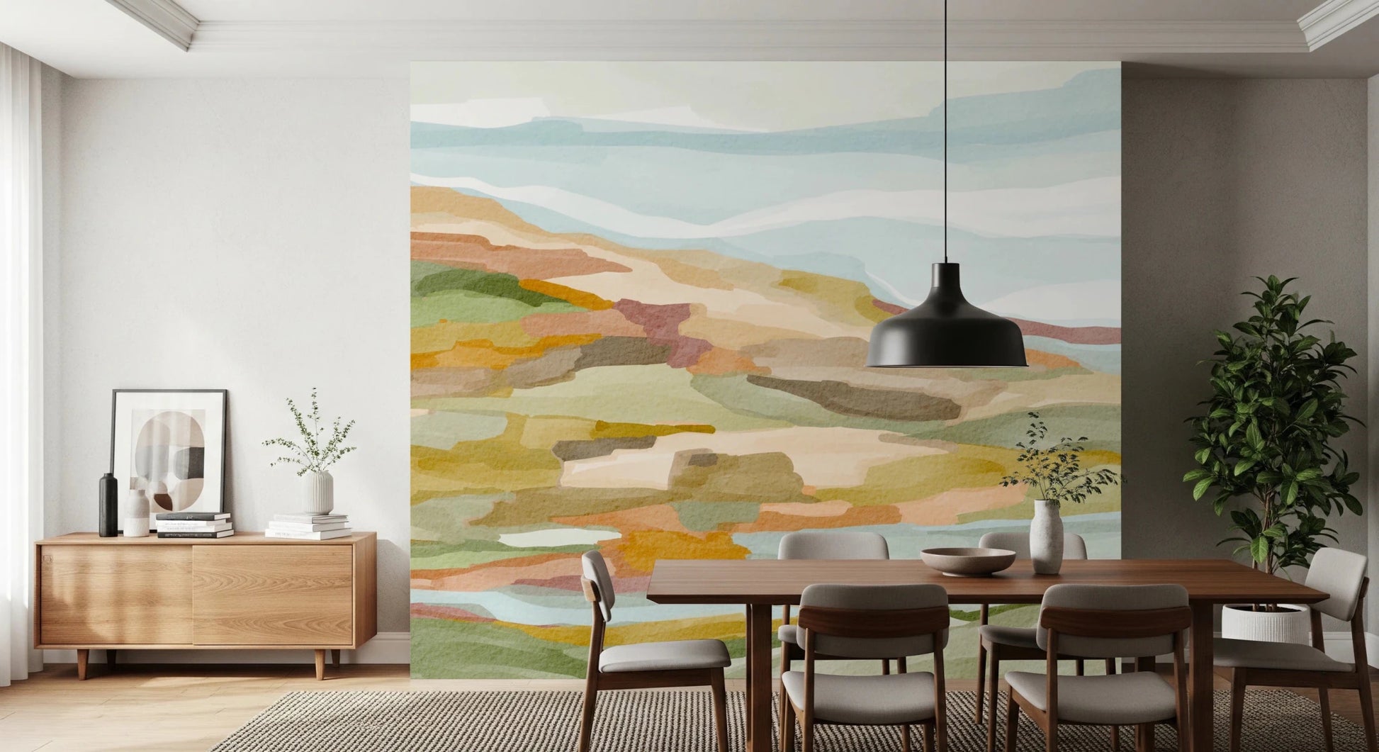 Painted Hills Wall Mural