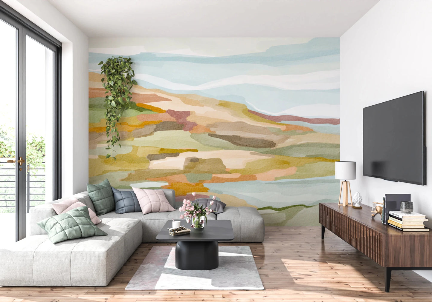 Painted Hills Wall Mural