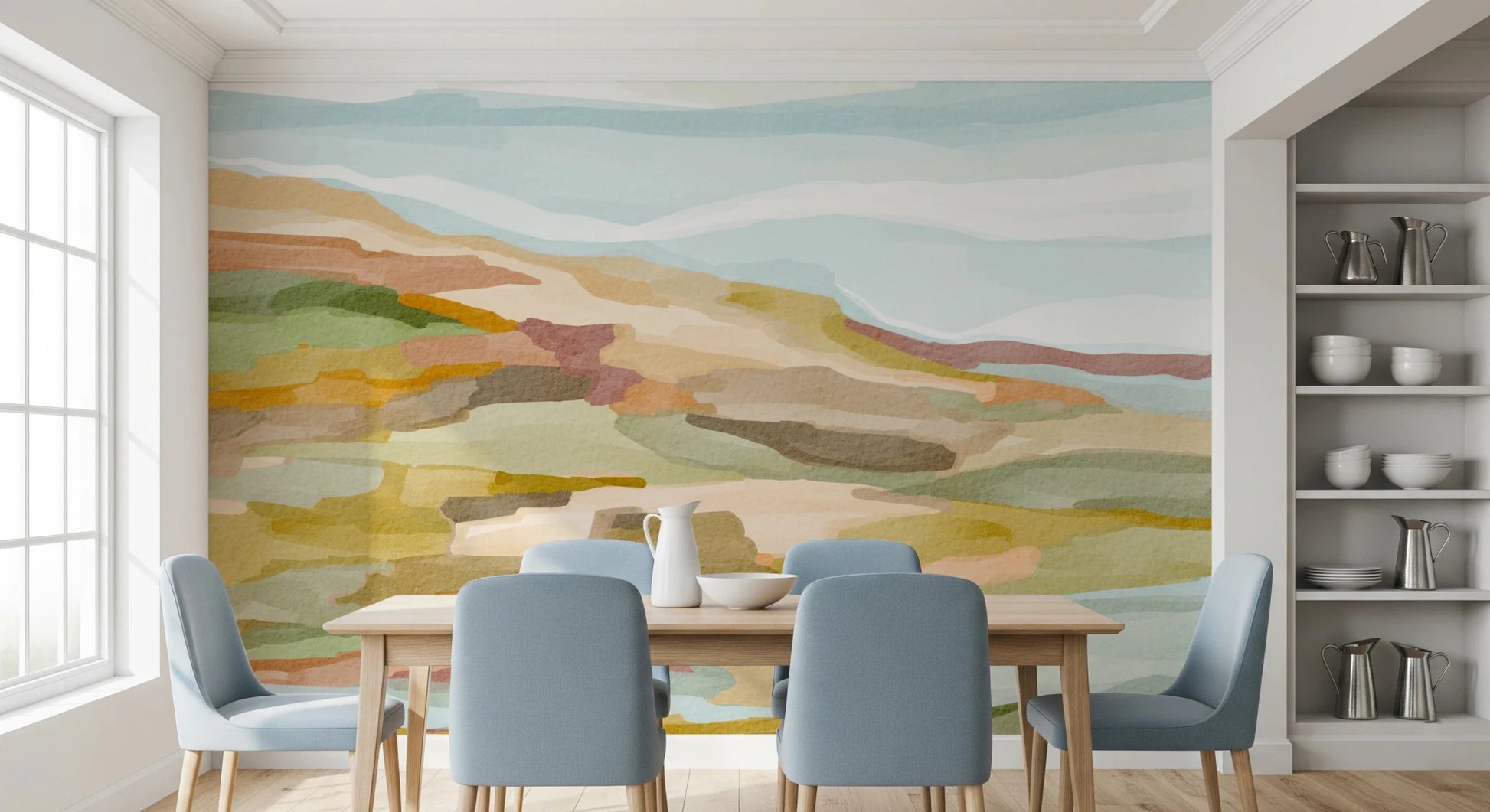 Painted Hills Wall Mural