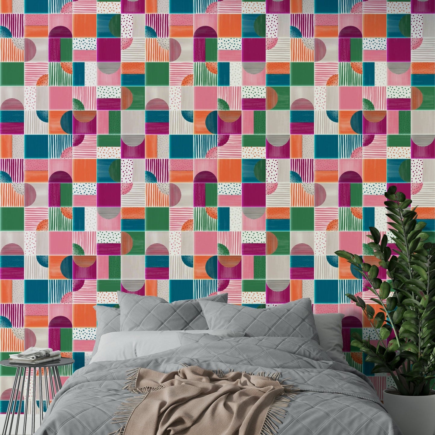 Cheerful kids wallpaper for walls
