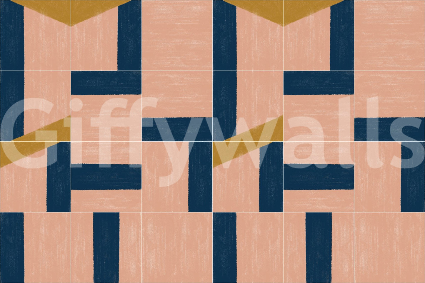 Bold and colorful tile mural bringing character to your home

