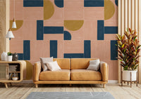 Beautifully painted tiles with bold, unique patterns for walls

