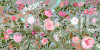 A high-quality serene flower wall mural for walls.

