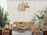 Subtle spring vibes Pale Petals wallpaper mural floral print