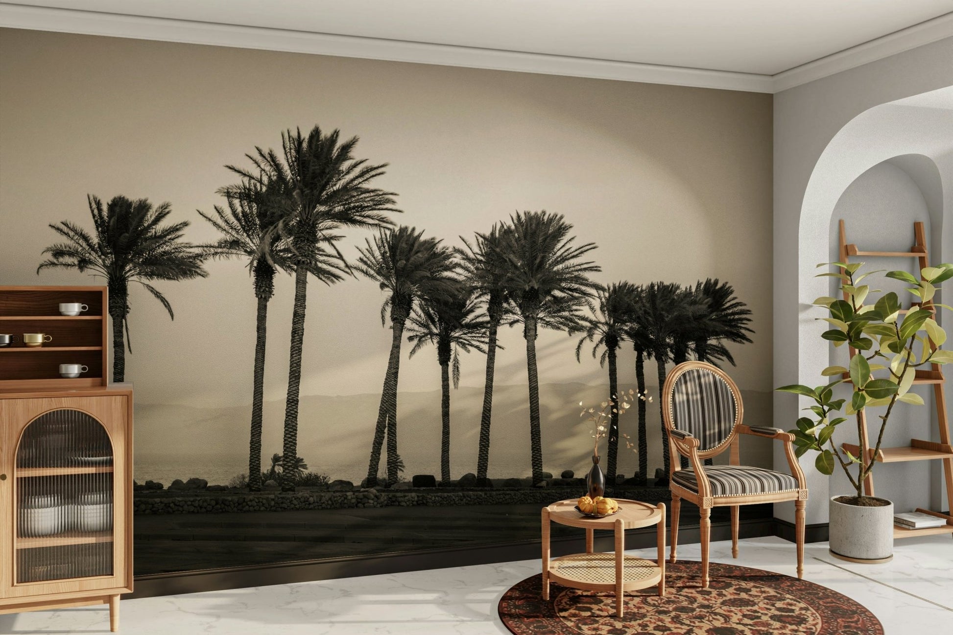 Ideal wallpaper for walls offering a peaceful coastal vibe

