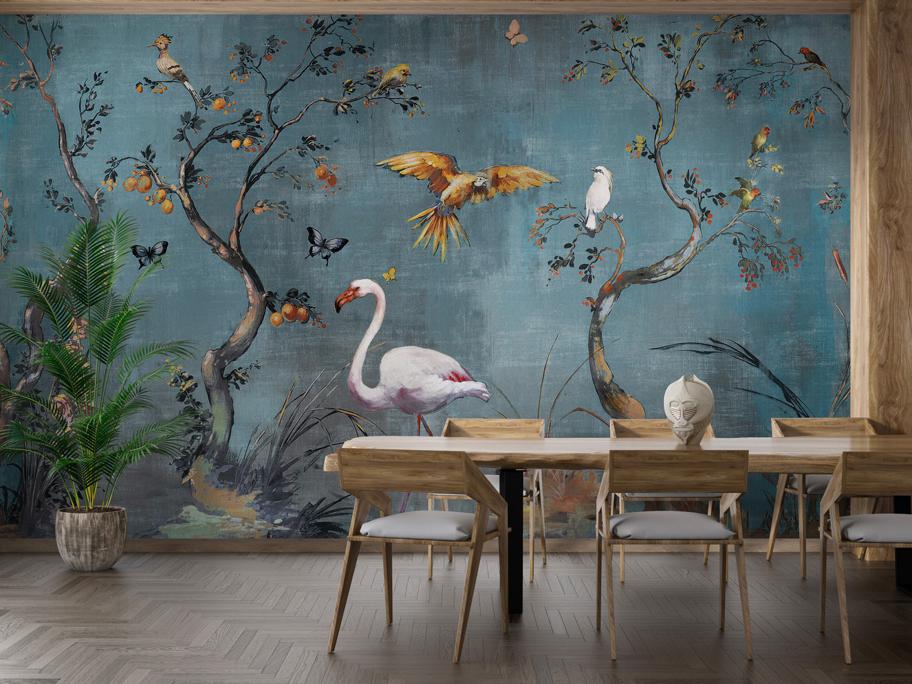 Lush Paradise Forest Wall Mural
