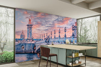 Alexandre III bridge with golden angel

