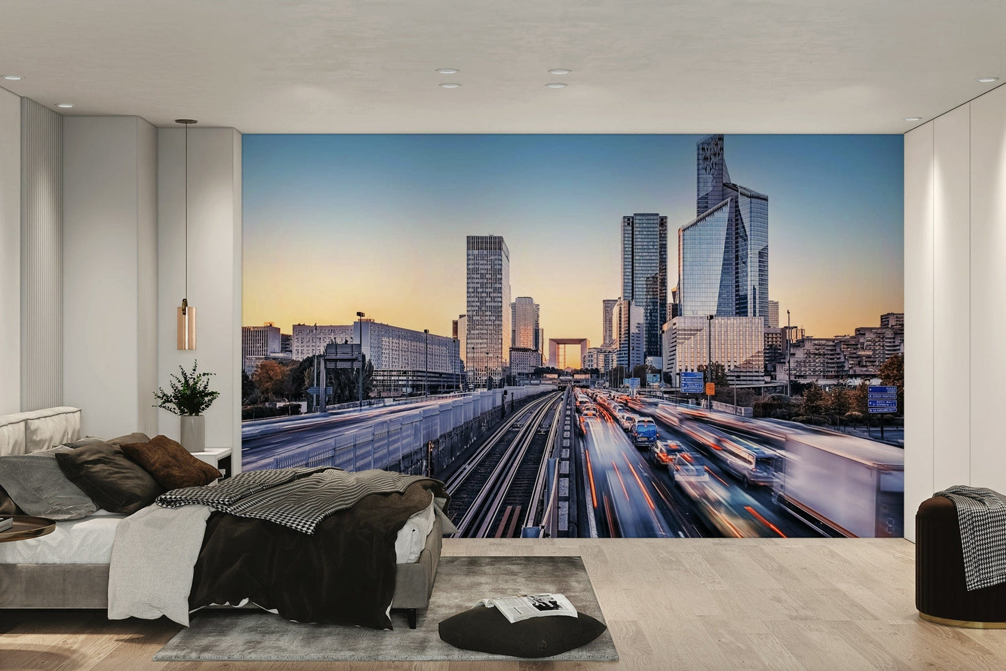 Metropolis Dawn Wall Mural