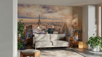A classic city view wallpaper for walls.

