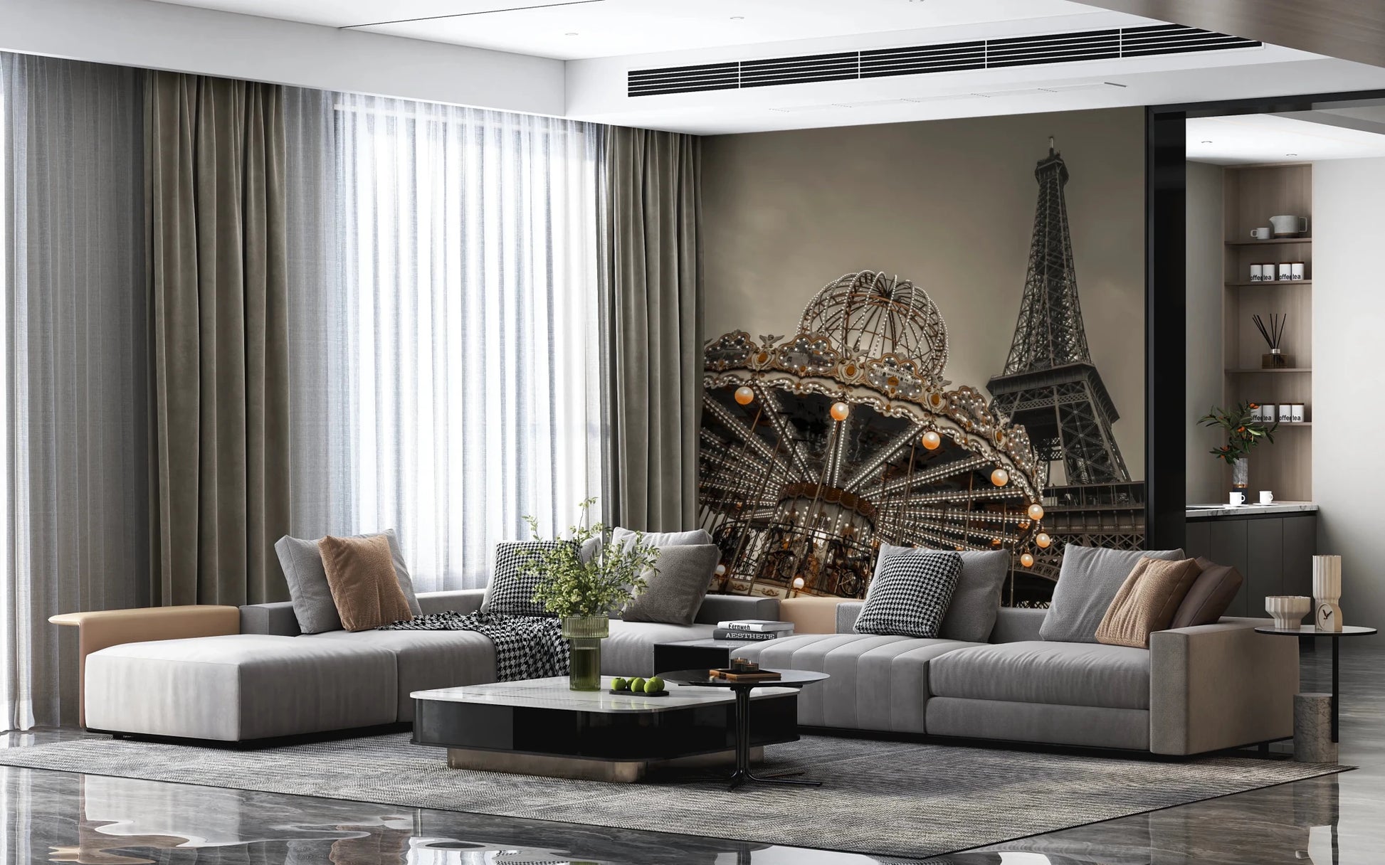 Parisian Dreamscape Wall Mural