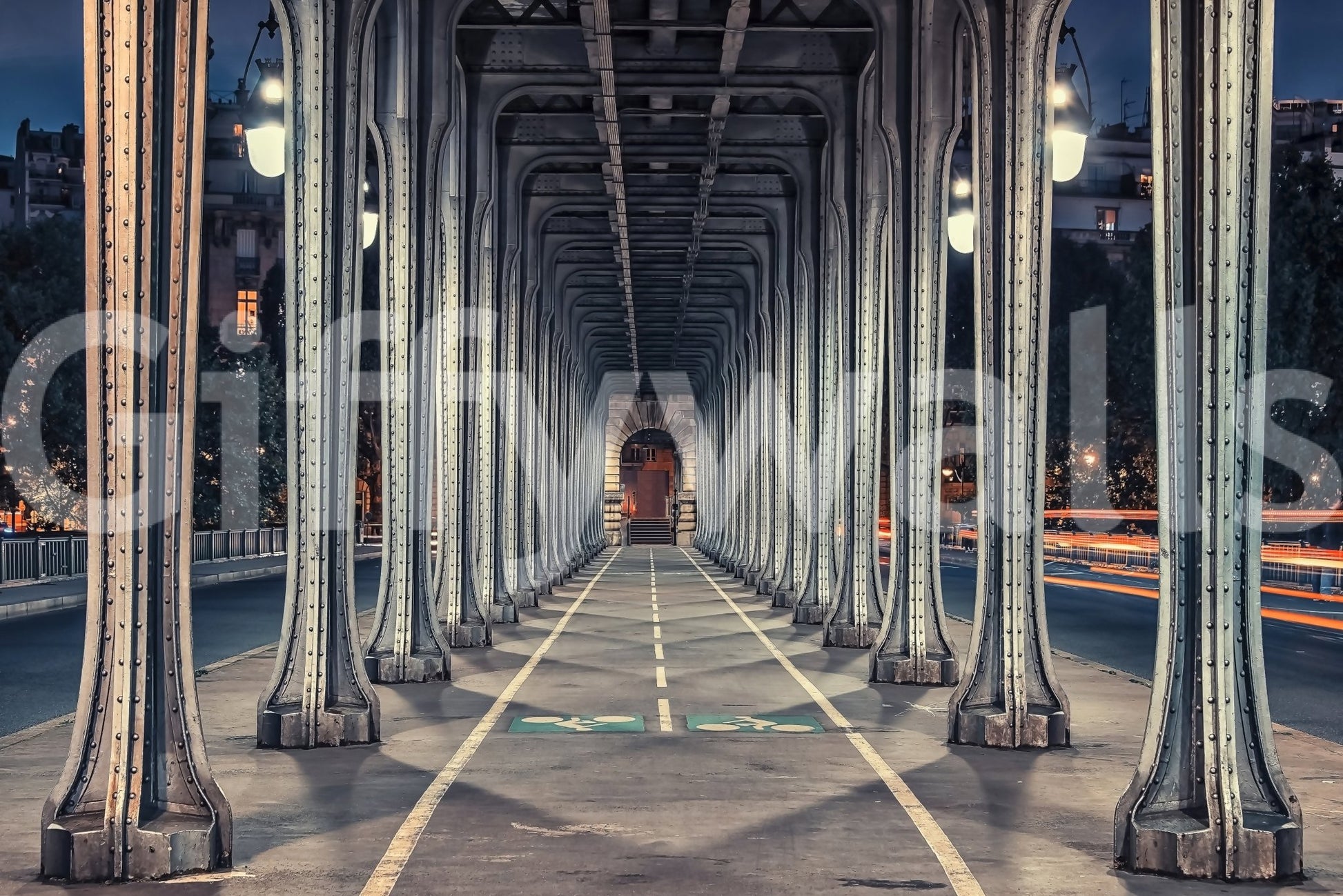 Parisian Echoes Wall Mural