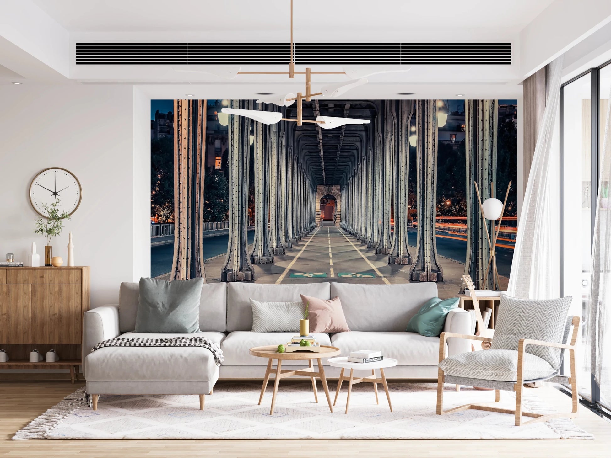 Parisian Echoes Wall Mural