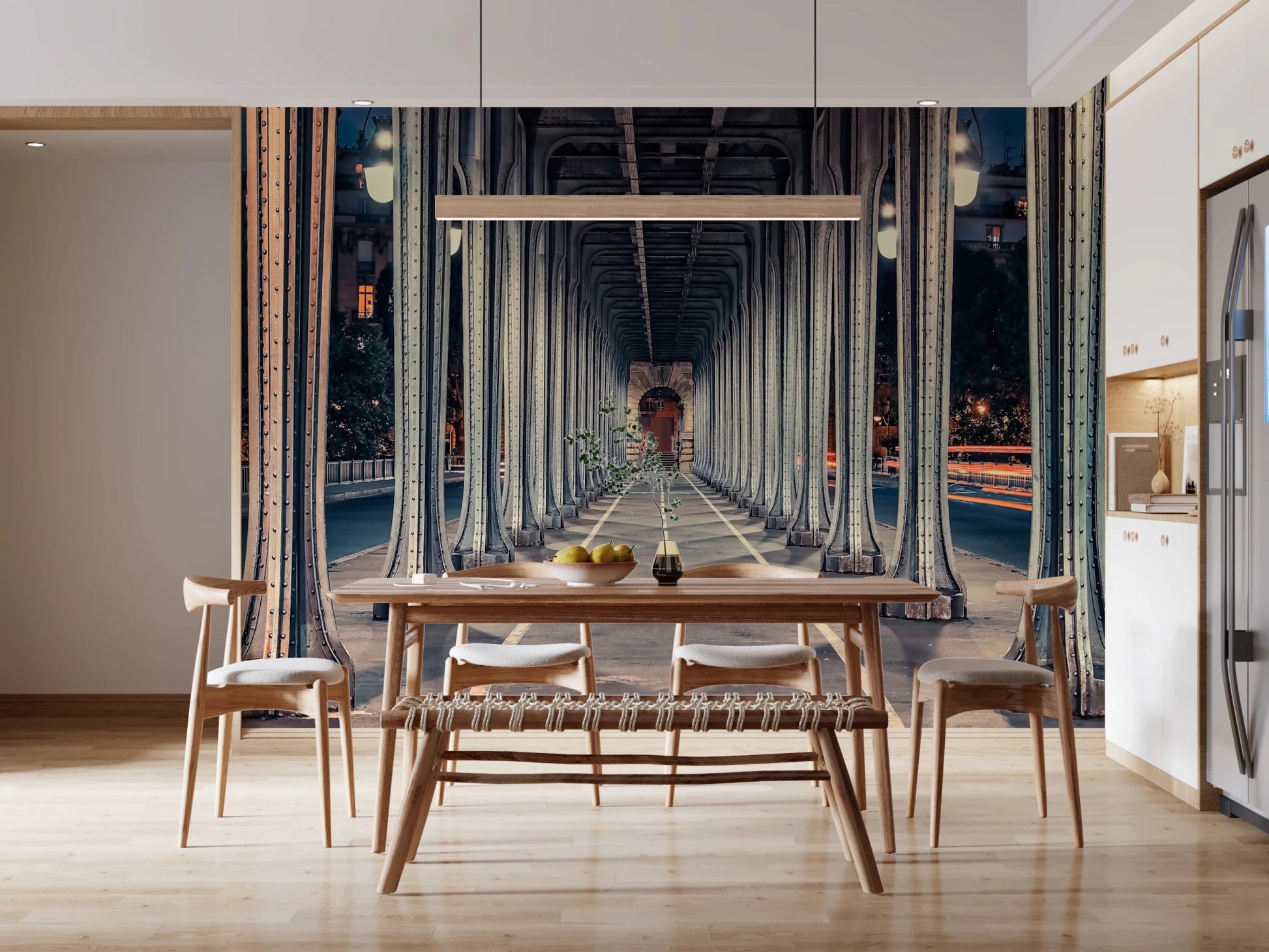 Parisian Echoes Wall Mural