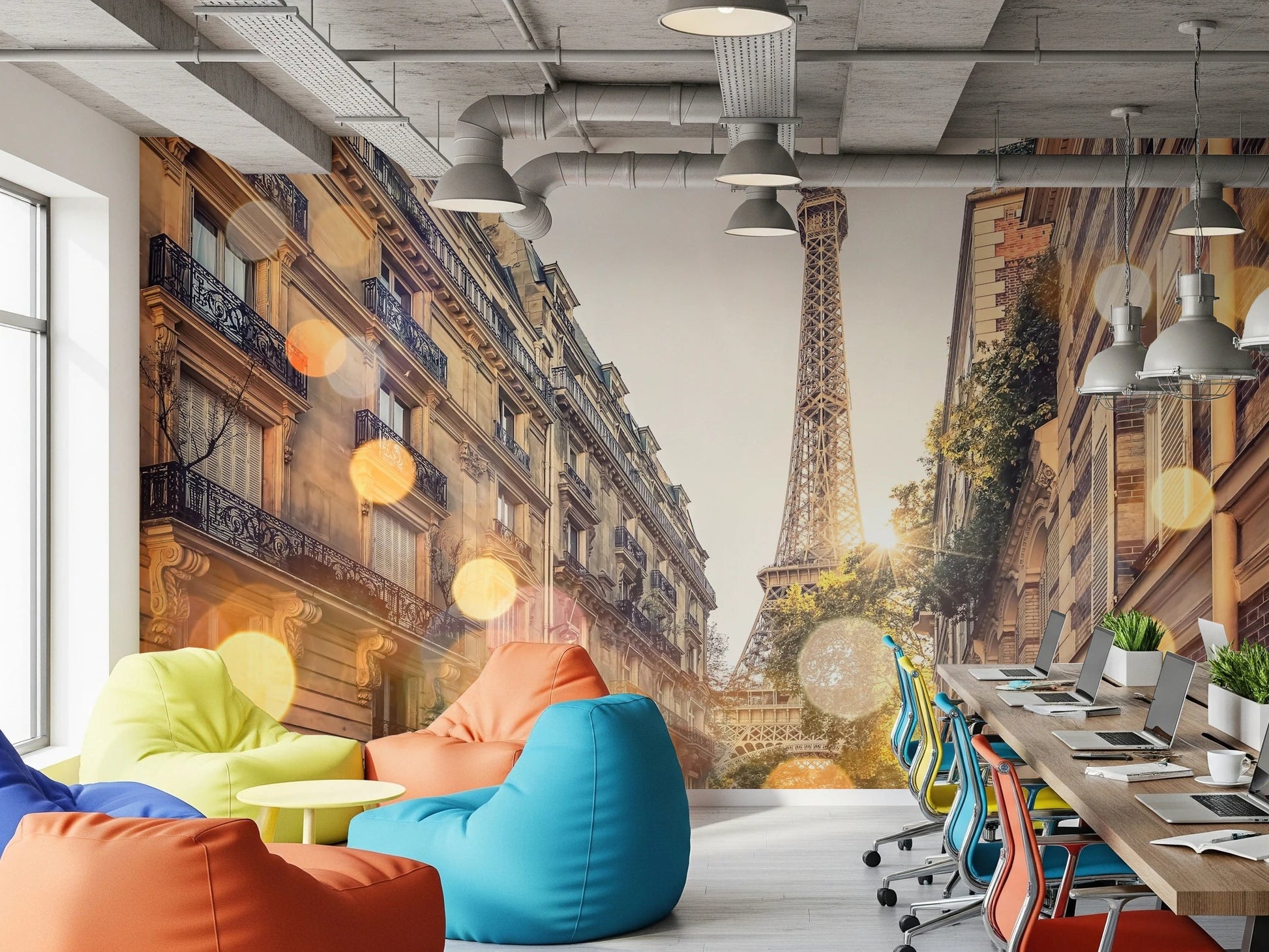 Parisian Glow Wall Mural