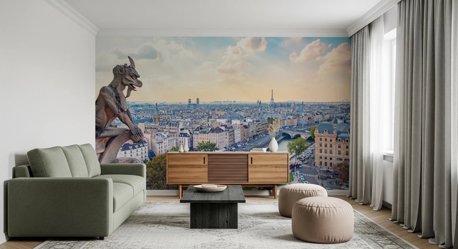 Parisian Guardian Wall Mural