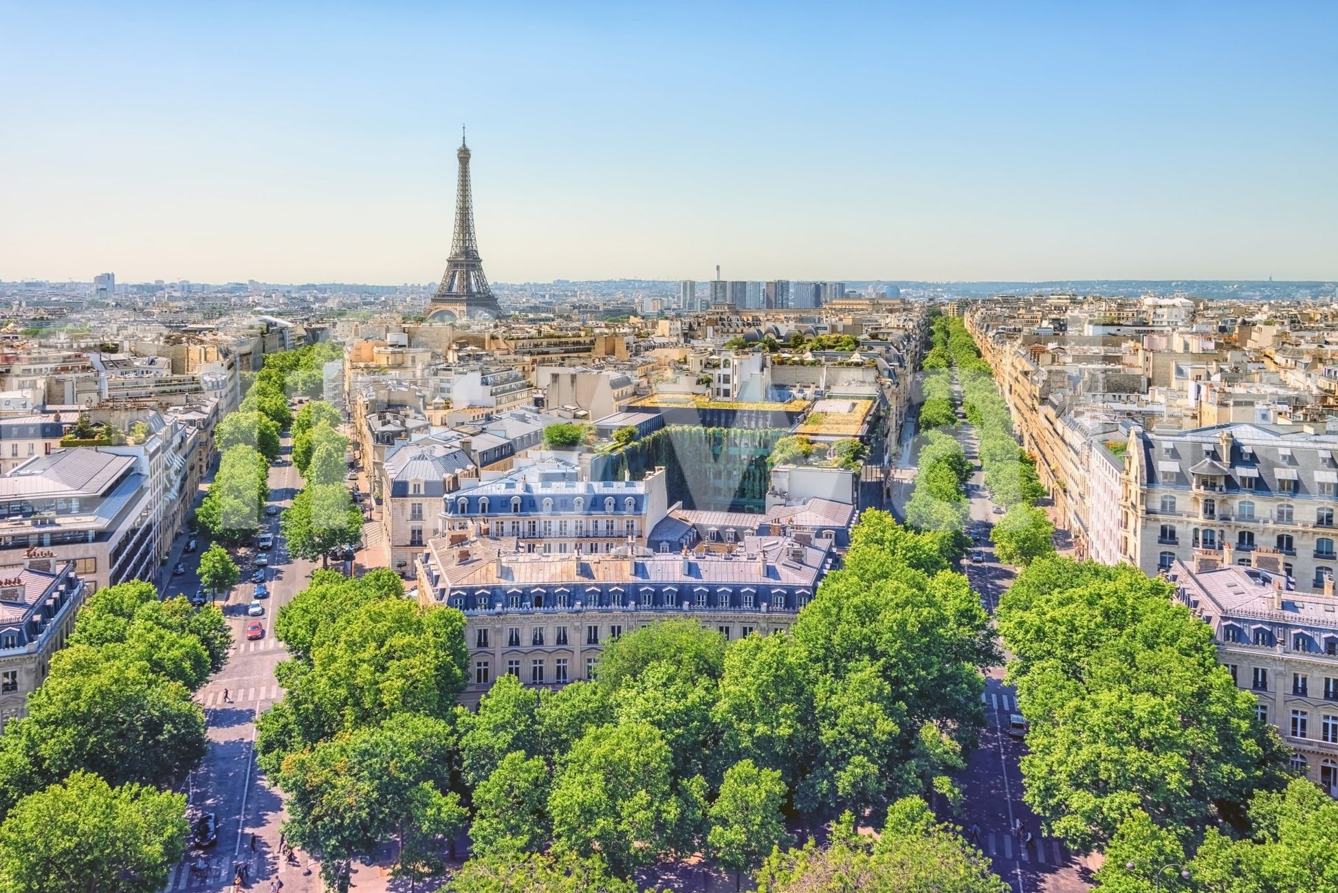 Parisian Heights Wall Mural