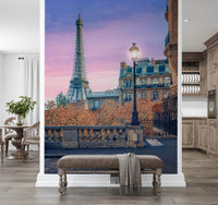 Parisian Twilight Wall Mural