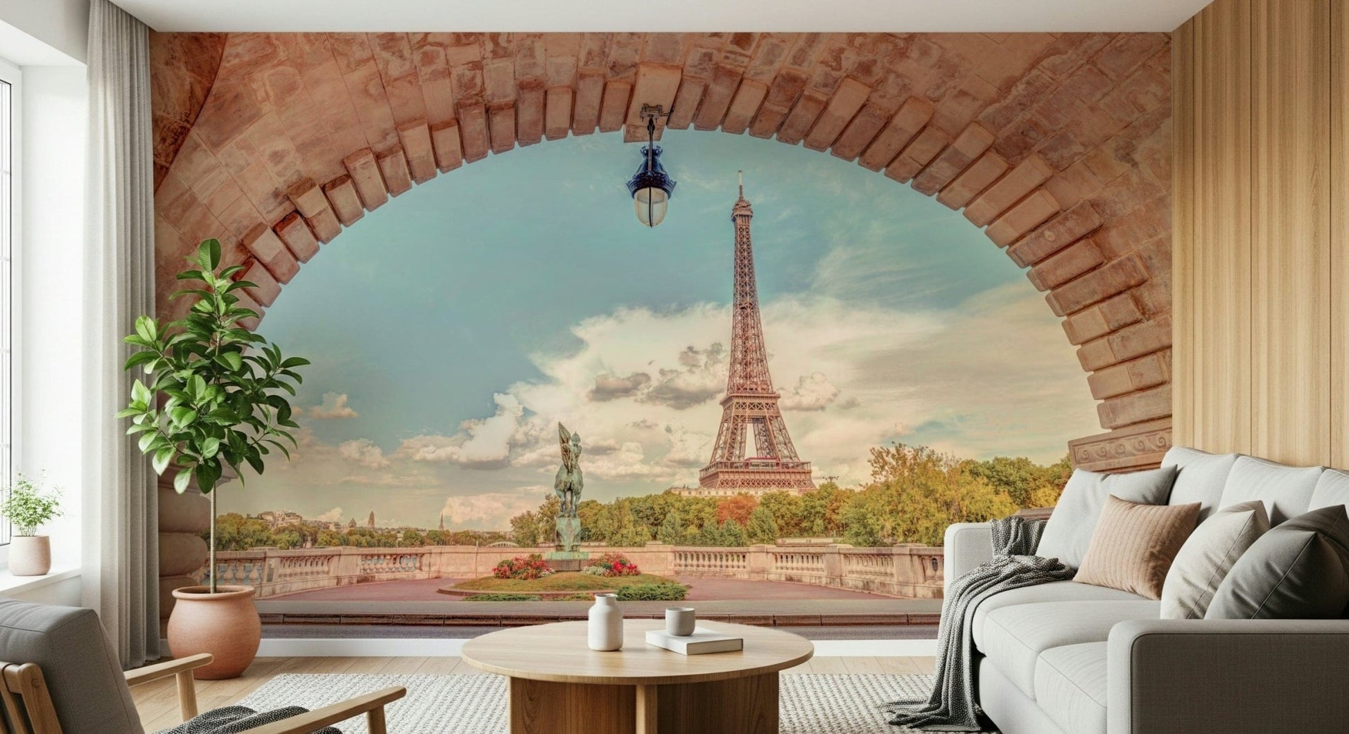 Parisian Vista Wall Mural