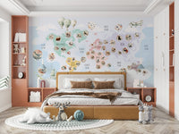 Pastel Wildlife tasteful wallpaper