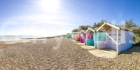 A high-quality serene coastal wall mural for walls.

