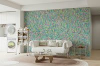 A beautiful abstract brushstroke wallpaper mural for a modern home.

