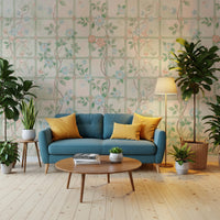 Pastel Charm Garden English Roses Wall Mural