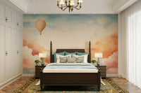 Detailed watercolour sky pattern home décor for traditional interior styles.
