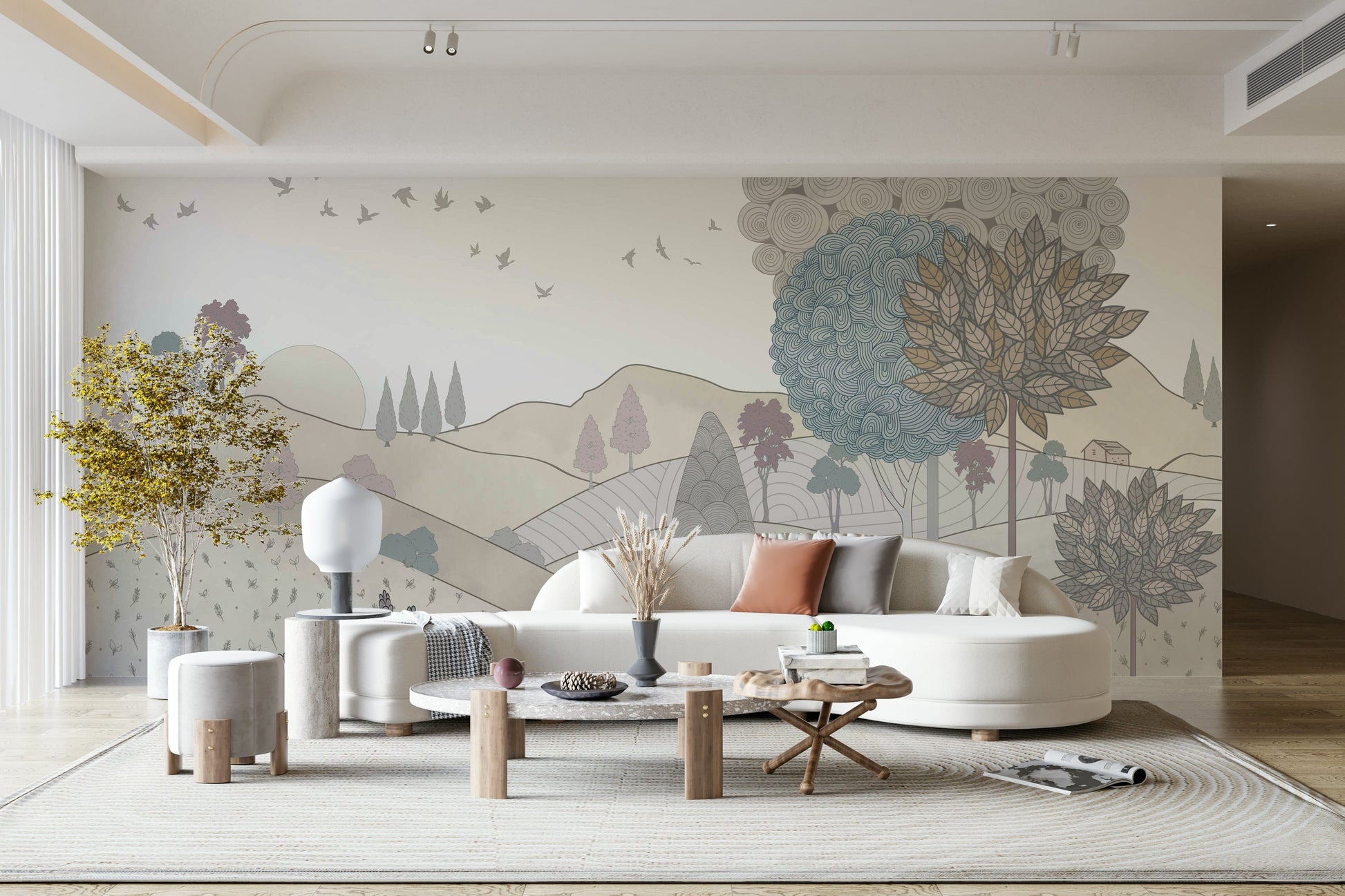 The image feels peaceful and restful.

