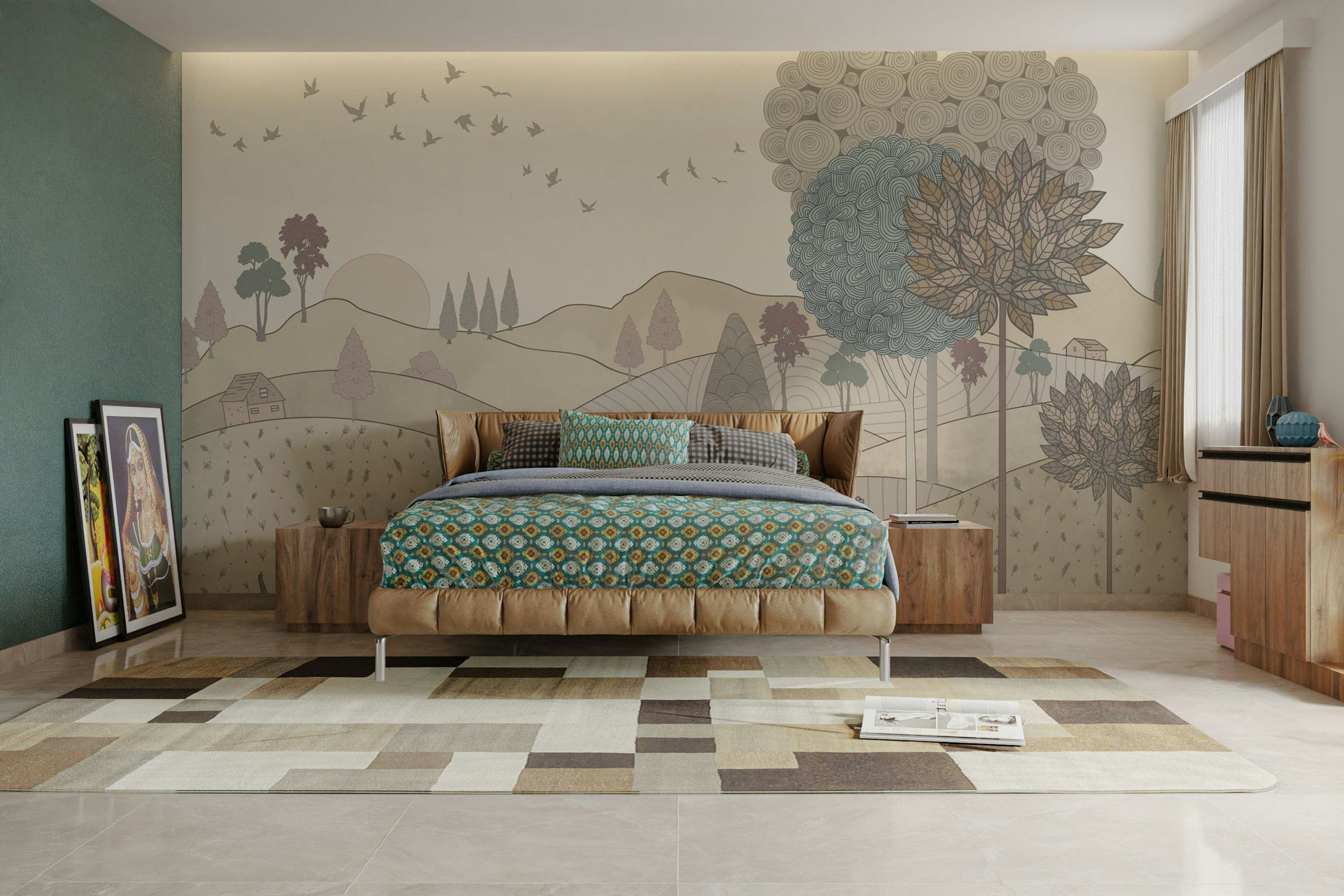 The composition is full and detailed, with a sense of fantasy.

