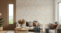 Soft Floral Art watercolor wallpaper for walls.