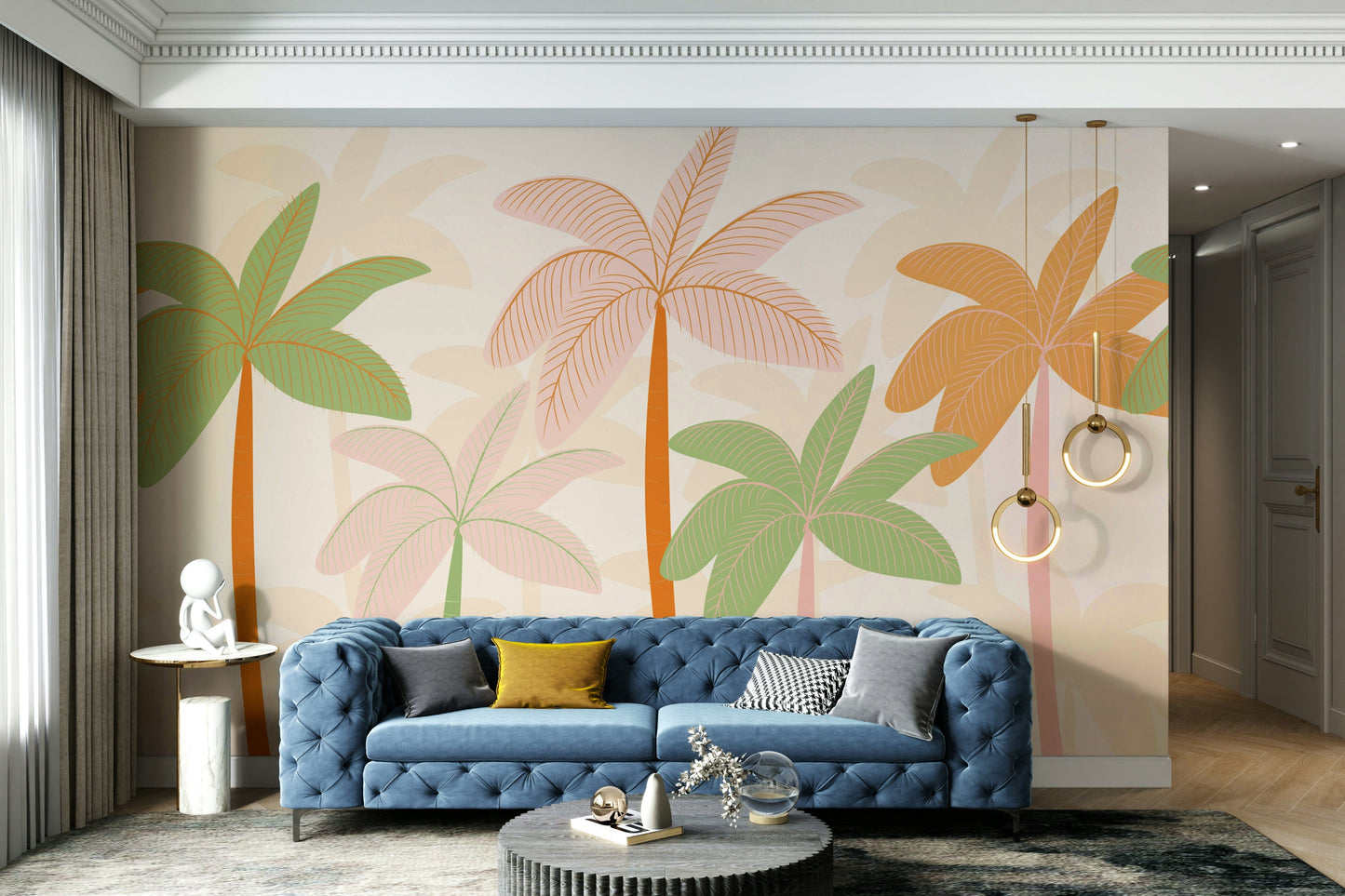 The design has a beautiful, artistic aesthetic.

