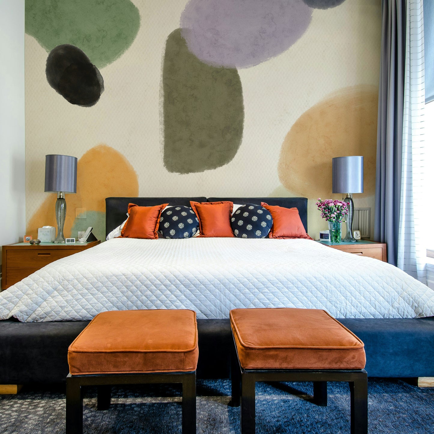 Modern pastel wallpaper for walls

