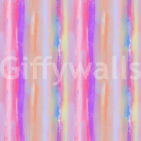 A high-quality playful stripe wall mural for walls.


