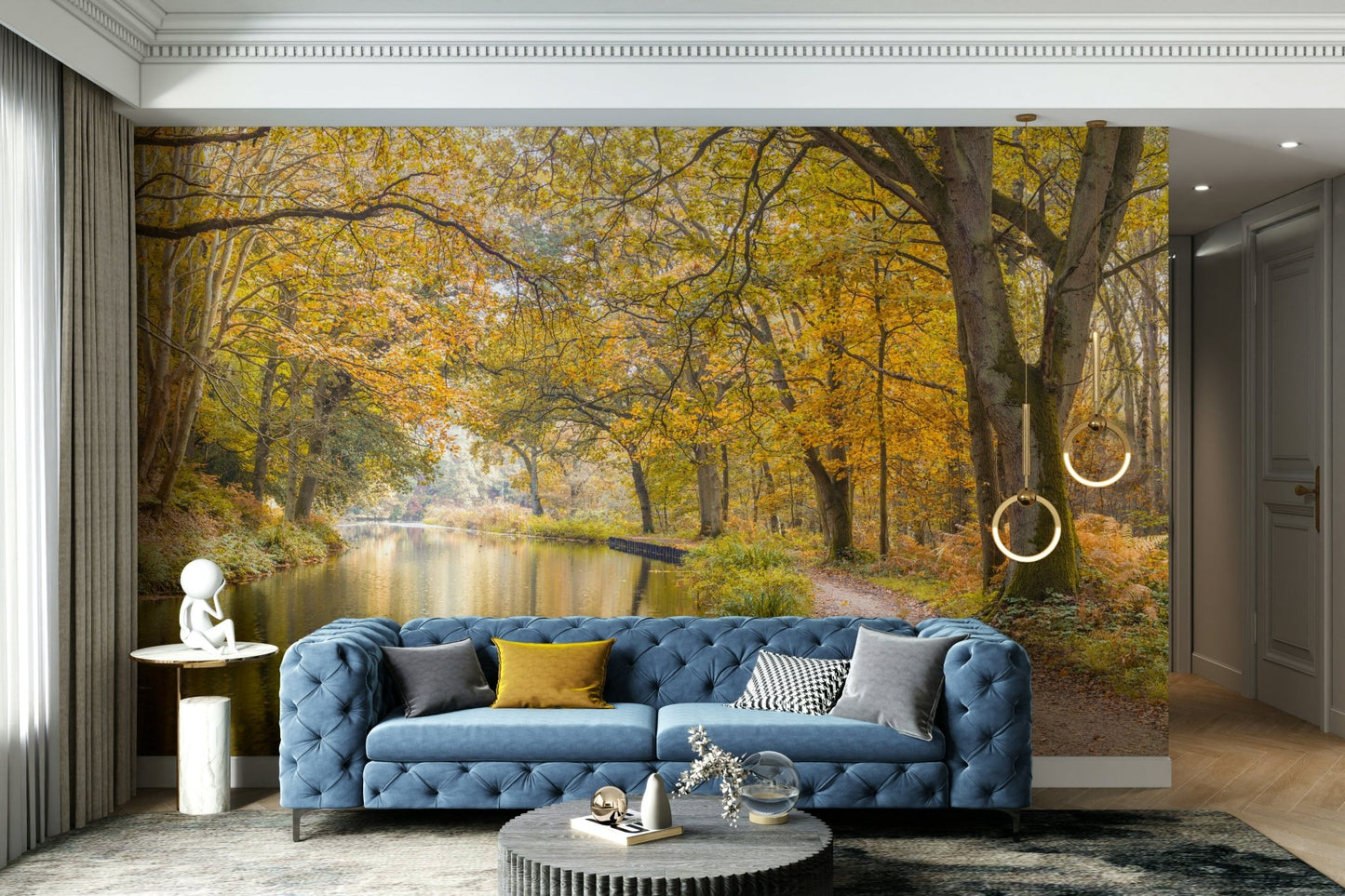 The light is soft, possibly from a late afternoon sun.

