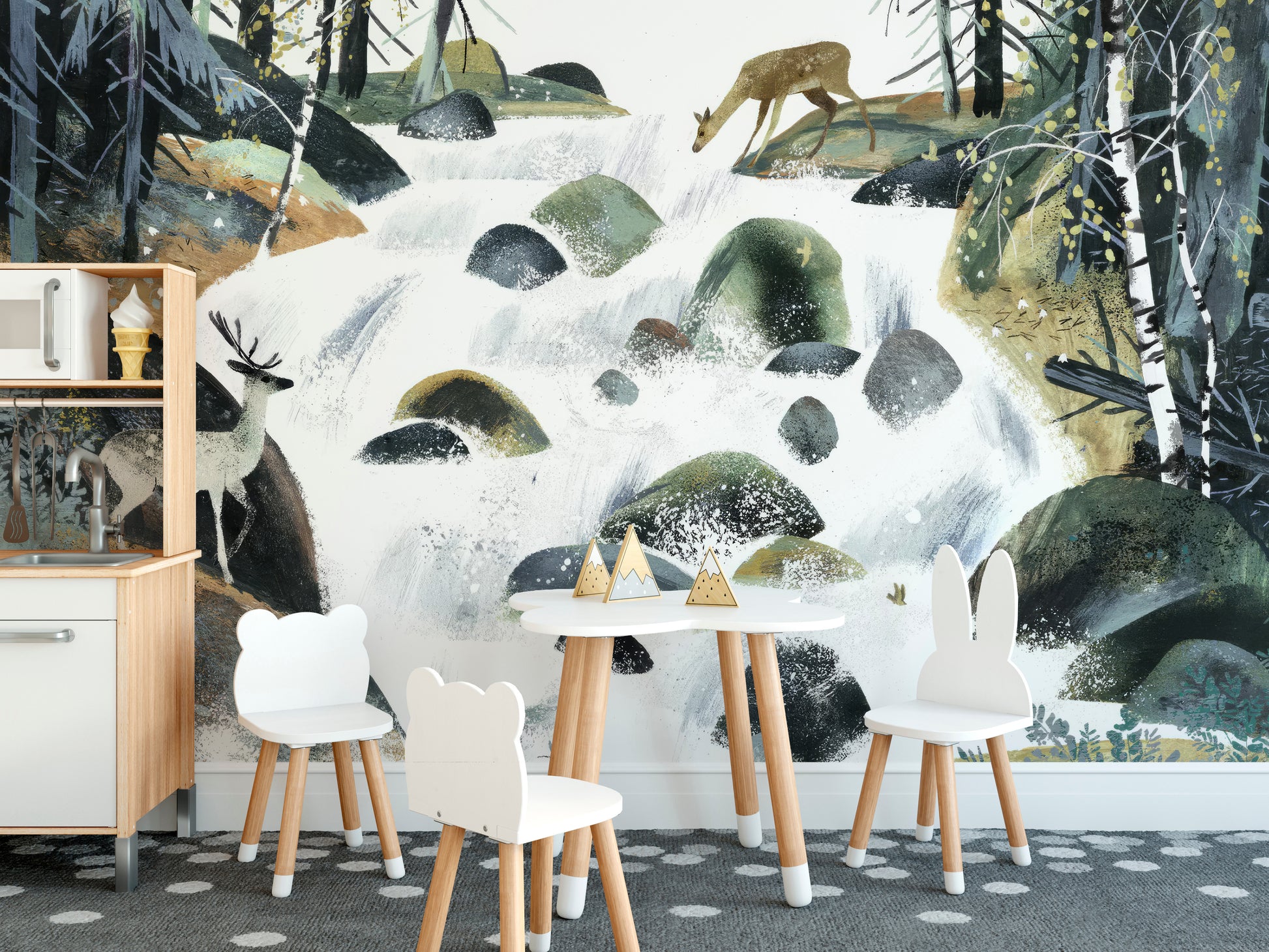 Wilderness Waterfall Wall Mural - Giffywalls