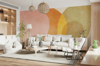 A serene flowing design wall mural for your decor.