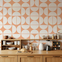 A classic abstract design wallpaper for walls.