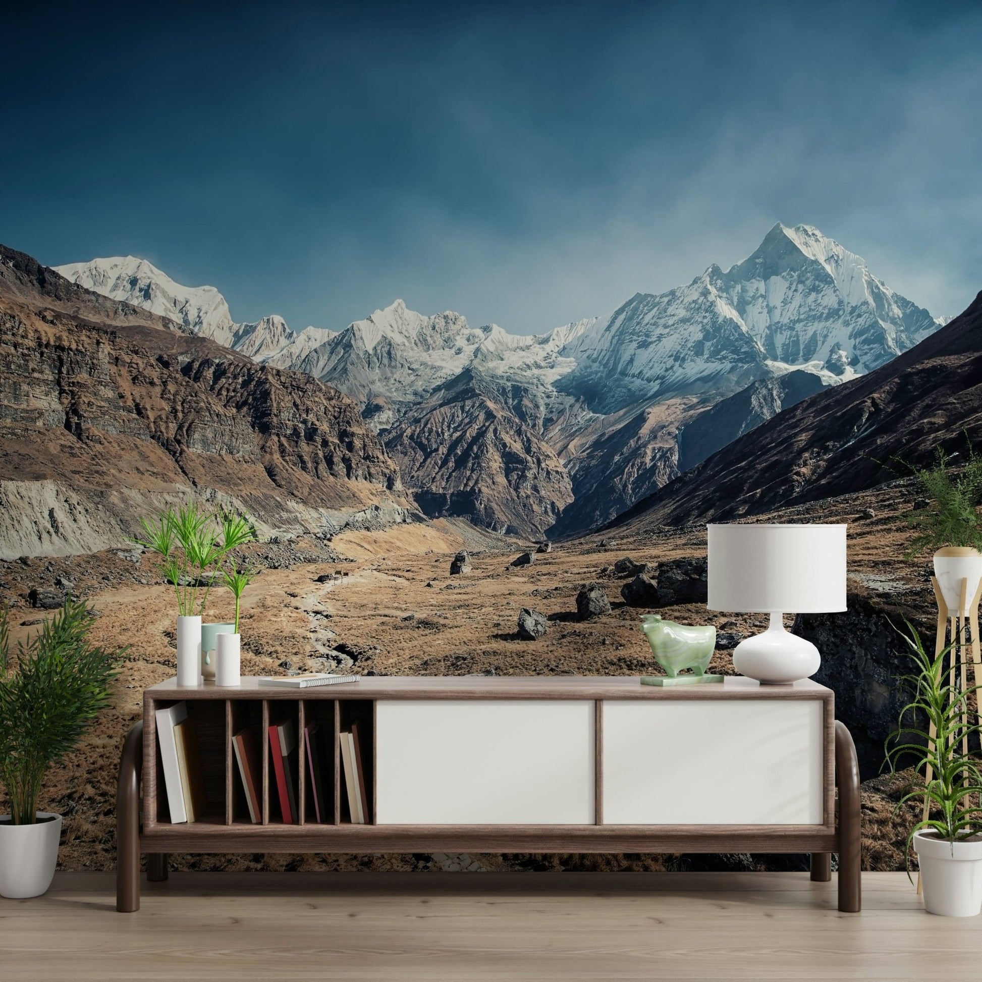 Panoramic high altitude Peaks of Tranquility view wall decor