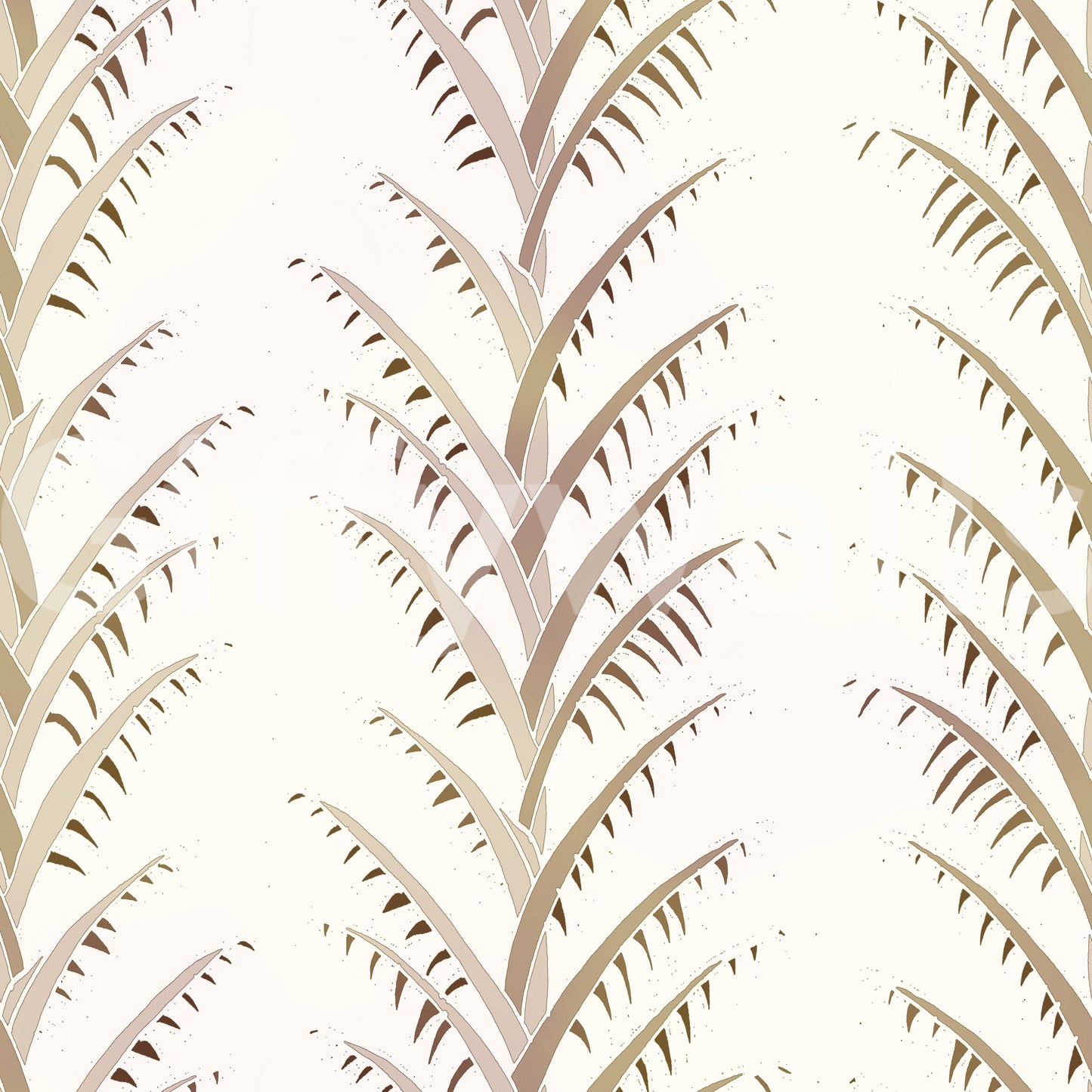 Simple Pearl Palm Leaves Wallpaper⁠