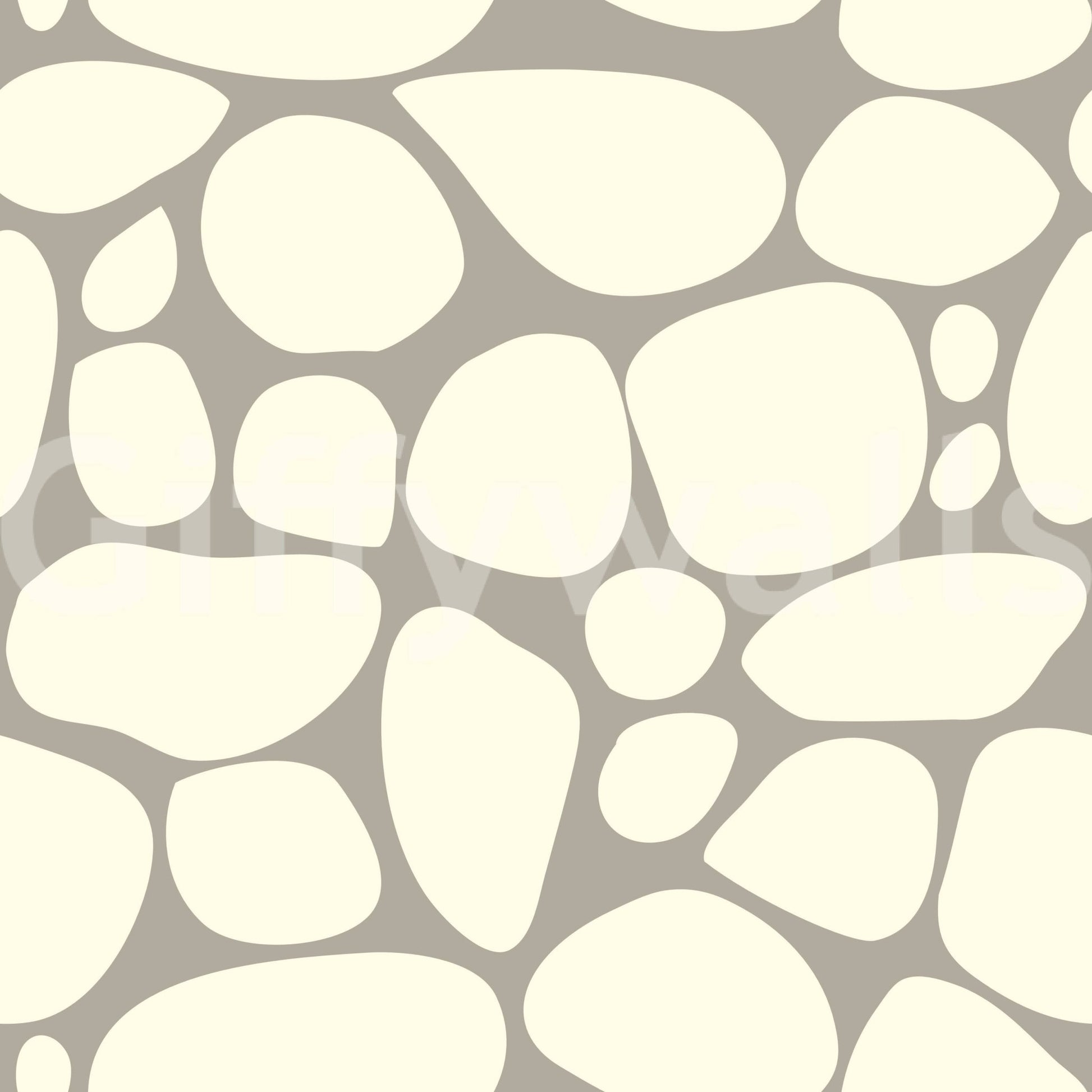Soft organic wallpaper in beige and taupe