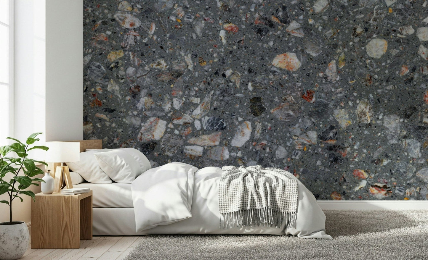 Elegant Natural Look Tile mural contemporary industrial feel.