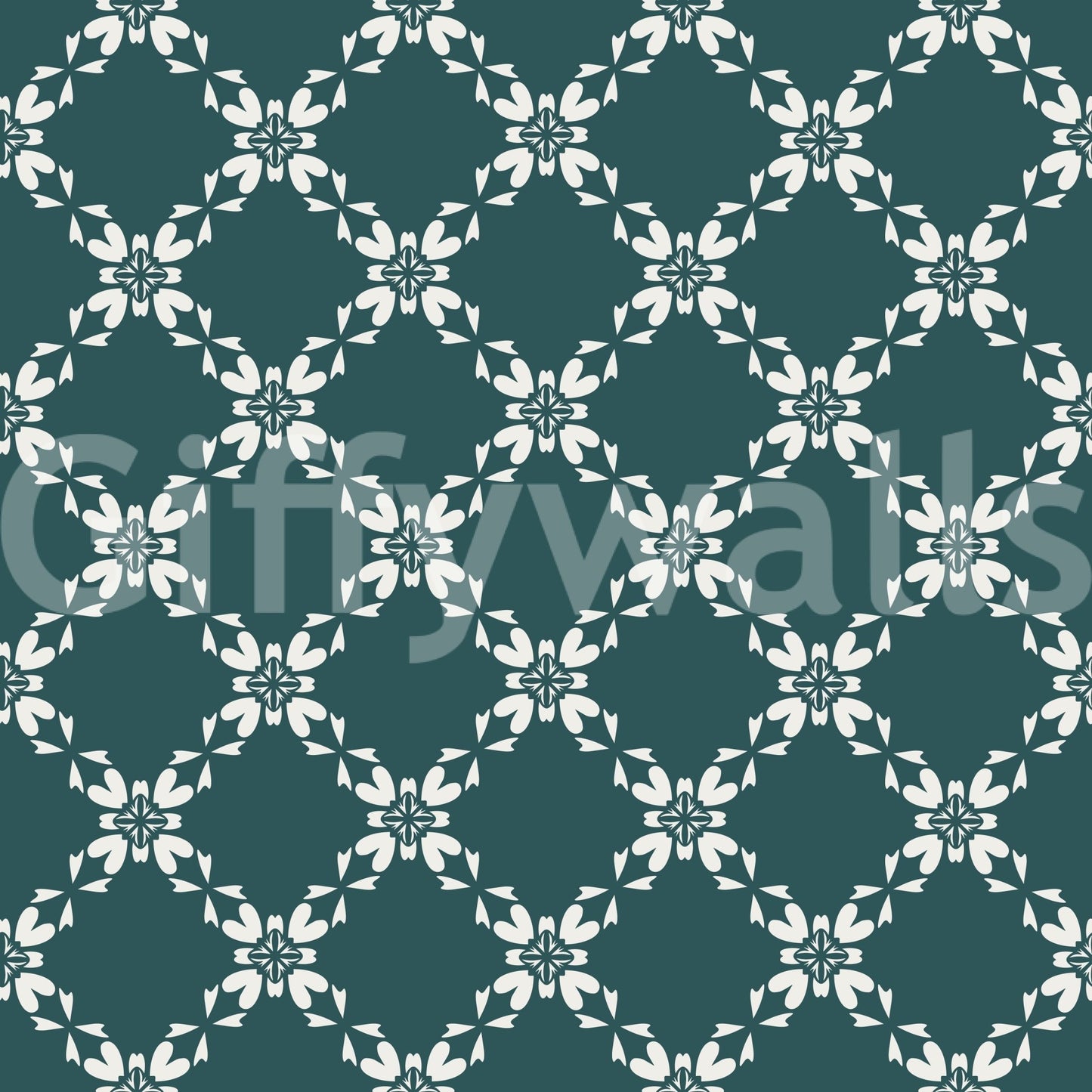 Petal Lattice Wallpaper⁠