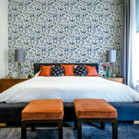 Elegant watercolor petal wallpaper for living rooms

