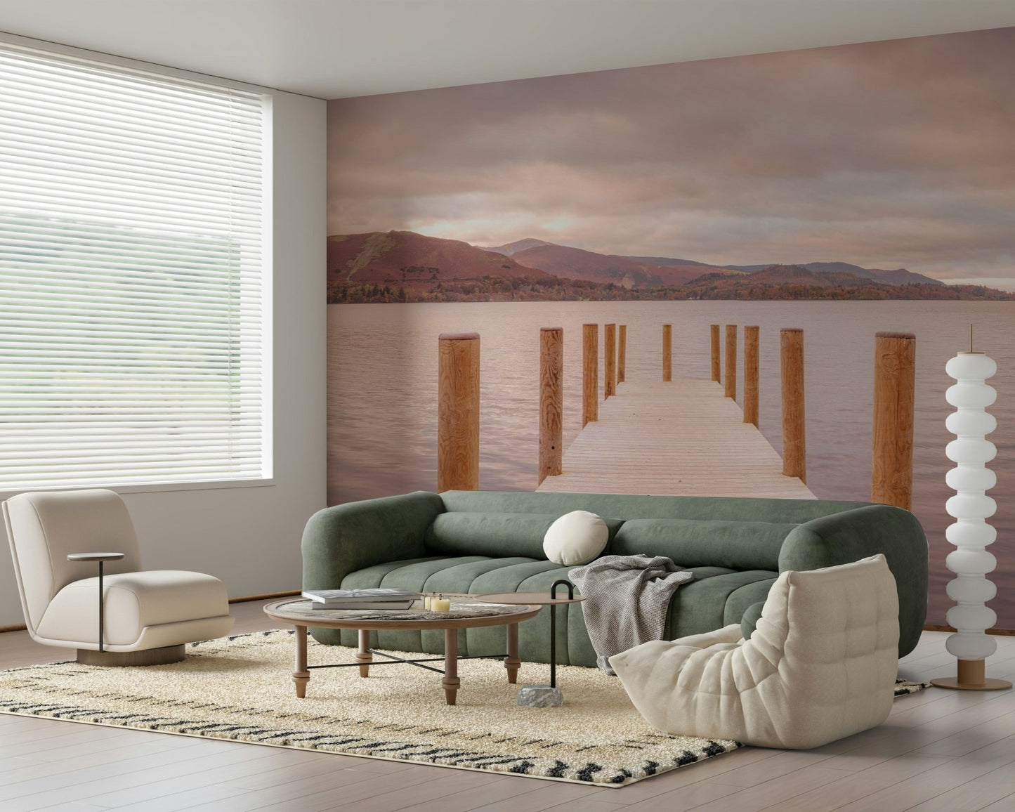 Piering into Nature's Heart Wall Mural